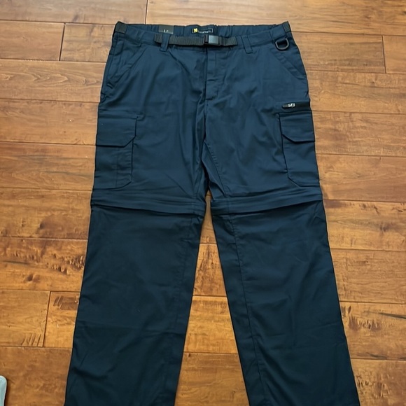 BC Clothing Men's Convertible Stretch Pant navy Size XL x 30 - Picture 10 of 14